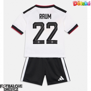 Německo David Raum #22 Dětské Domácí dres komplet MS 2026 Krátký Rukáv (+ trenýrky)